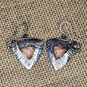 Pendant, Earrings, ring Custom Made Boho 925 Jewelry 4-piece tribal matching